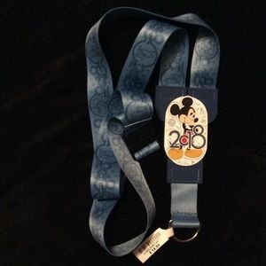 Disney Accessories - Disney 2018 Mickey Reversible Lanyard Disney Accessories - Disney 2018 Mickey Reversible Lanyard